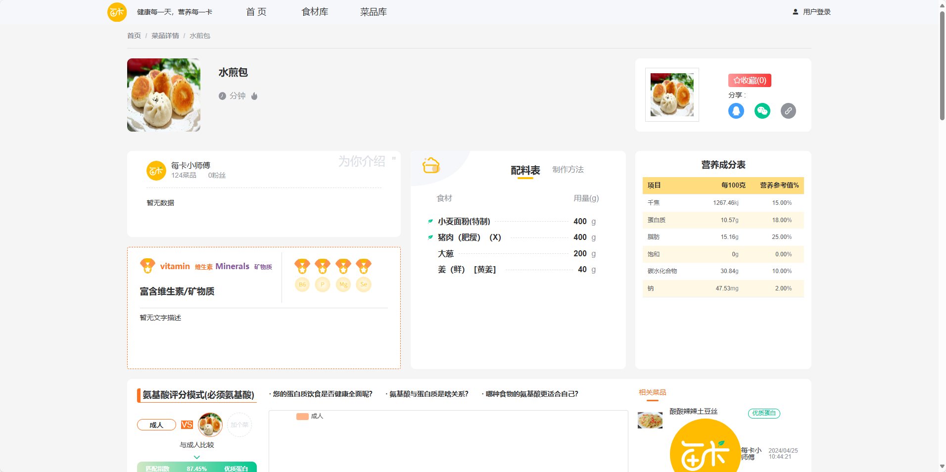 营养成分